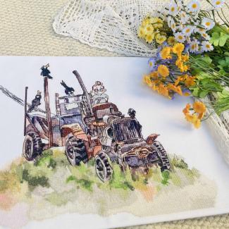 Xiutime Cross Stitch KitNO. 252Tractor Boy
